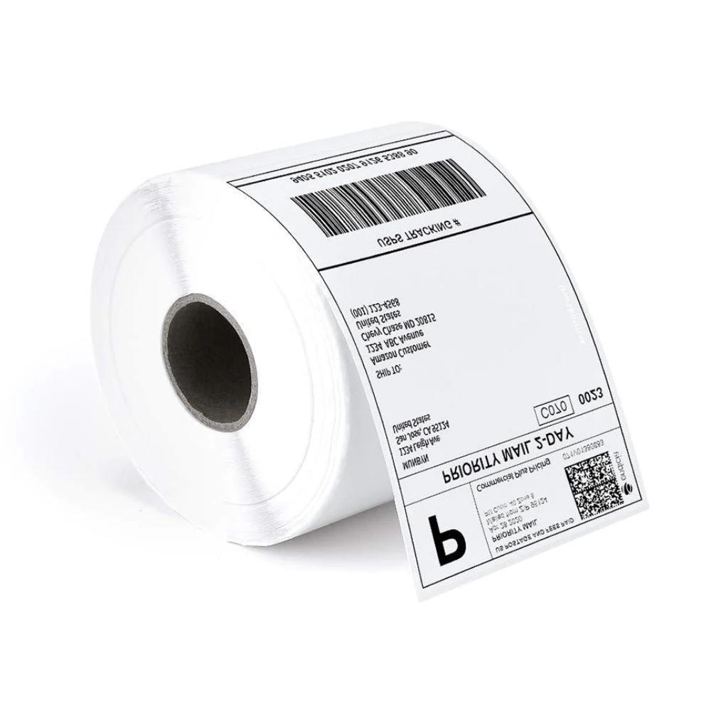 Rouleaux d'étiquettes d'adresse pour imprimantes thermiques Grand & Toy,  blanc, 3 1 /2 po x 1 1/8 po, 260 étiquettes par rouleau, boîte de 2